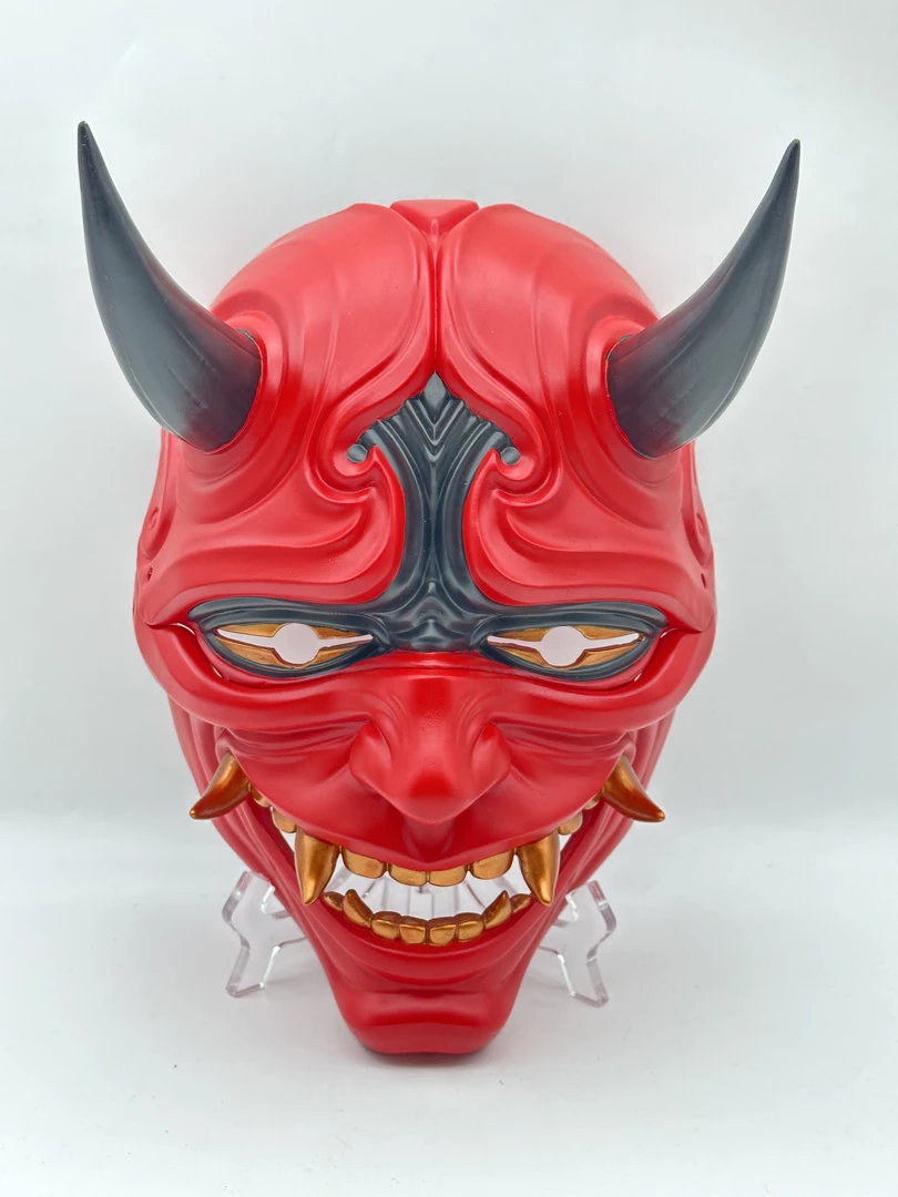 塔兔绣分体式般若面具树脂工艺品可拆分道具