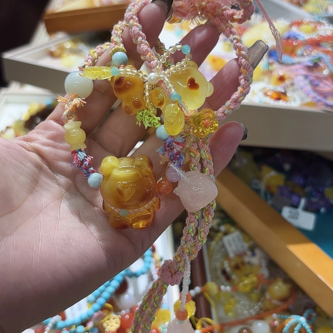琥珀颈饰未镶嵌˗****琥珀