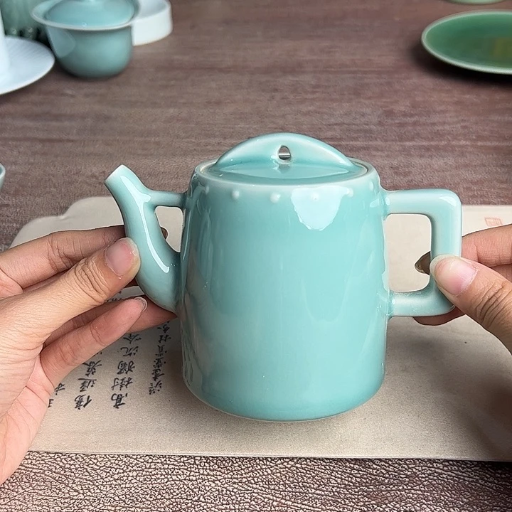 龙泉云间青瓷小米茶器