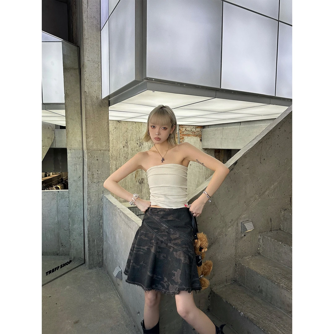 嘉仪【迷彩故事】迷彩半身裙