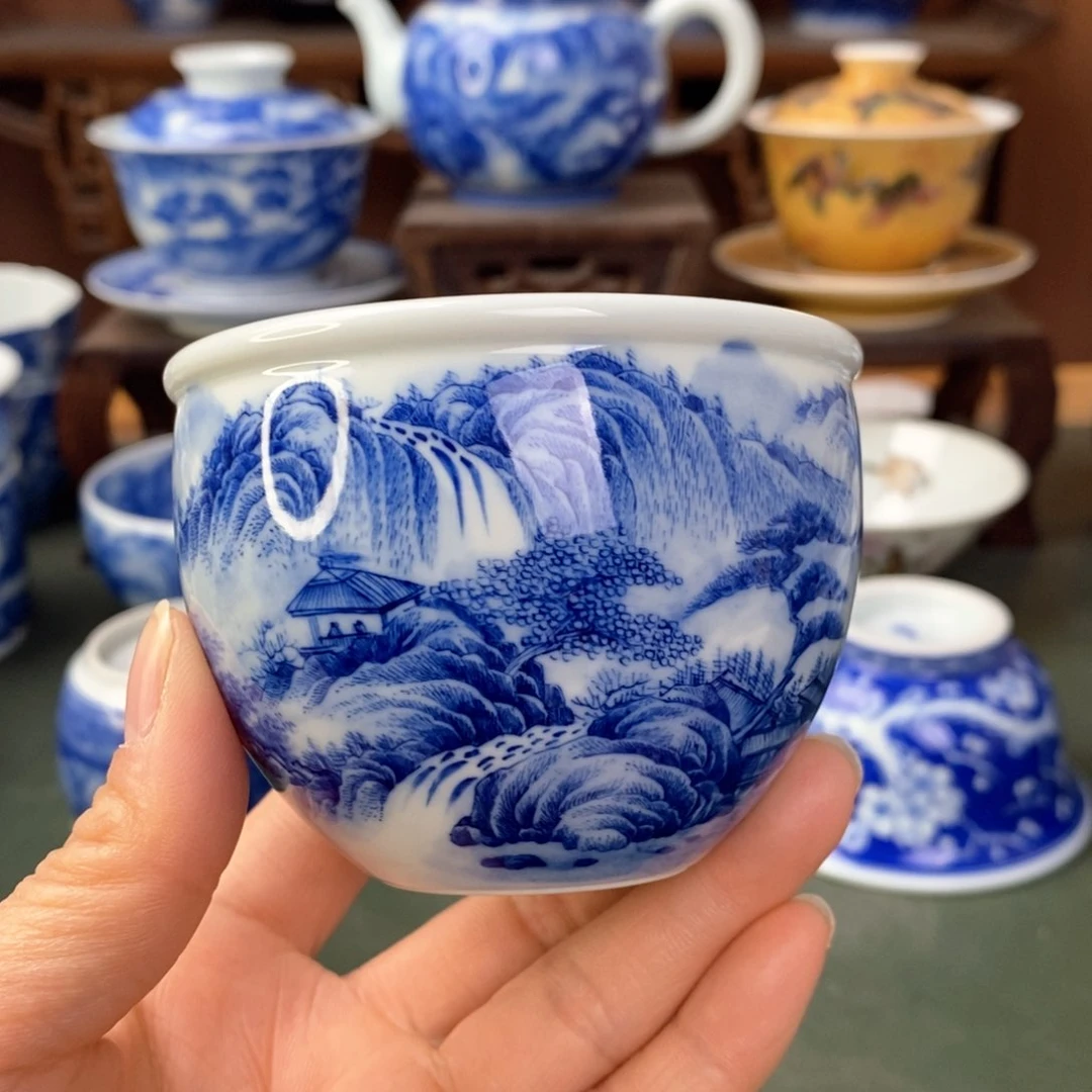 杯景德镇陶瓷手工手绘