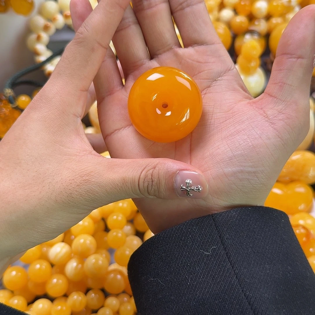 琥珀珠宝奇石未镶嵌焦皮帝王红怕苦