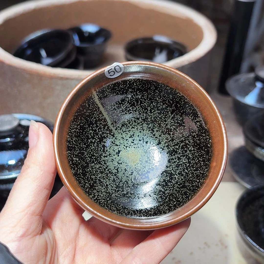 茶盏义兴龙窑柴烧建盏50