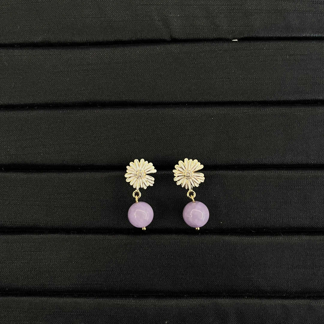 紫锂辉耳钉*（单件多样性发）610