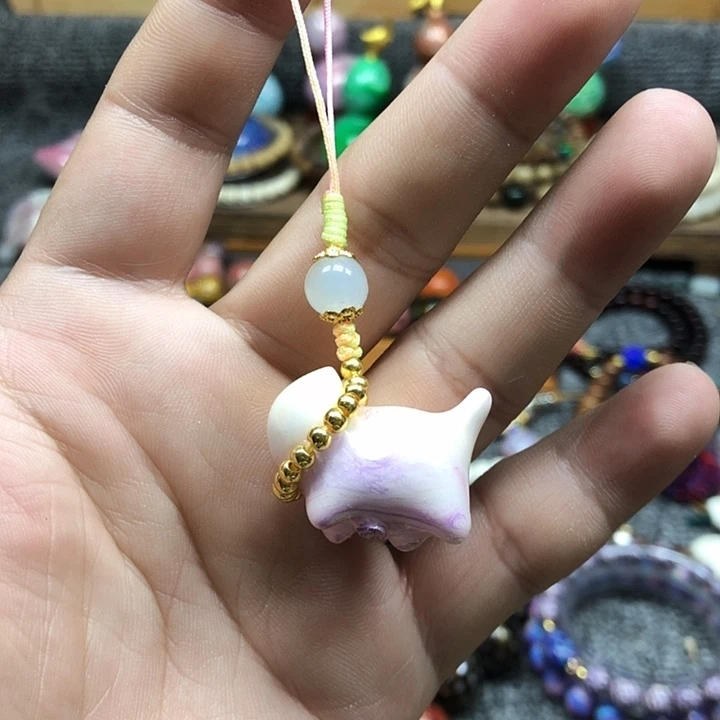 大漆手机挂件吊坠