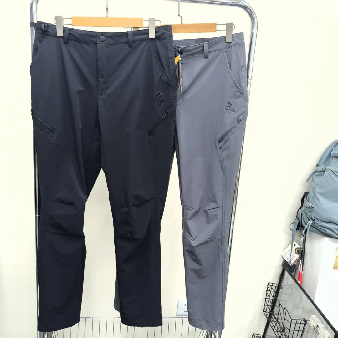 1108将军树防风耐磨刺绣弹力登山徒步休闲软壳长裤