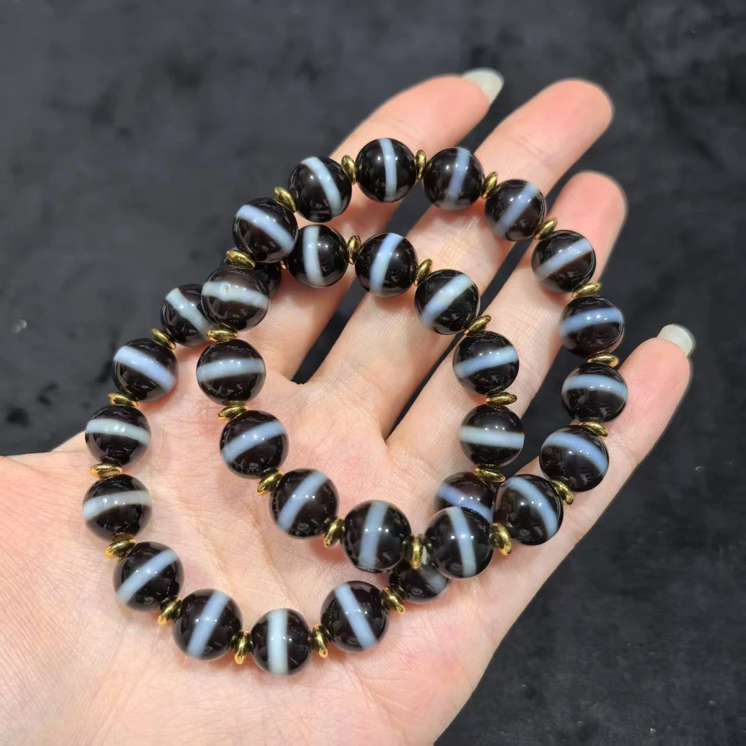 【曹美丽精选】H08622-玛瑙diy手串（药师）-多样性发其一-10mm