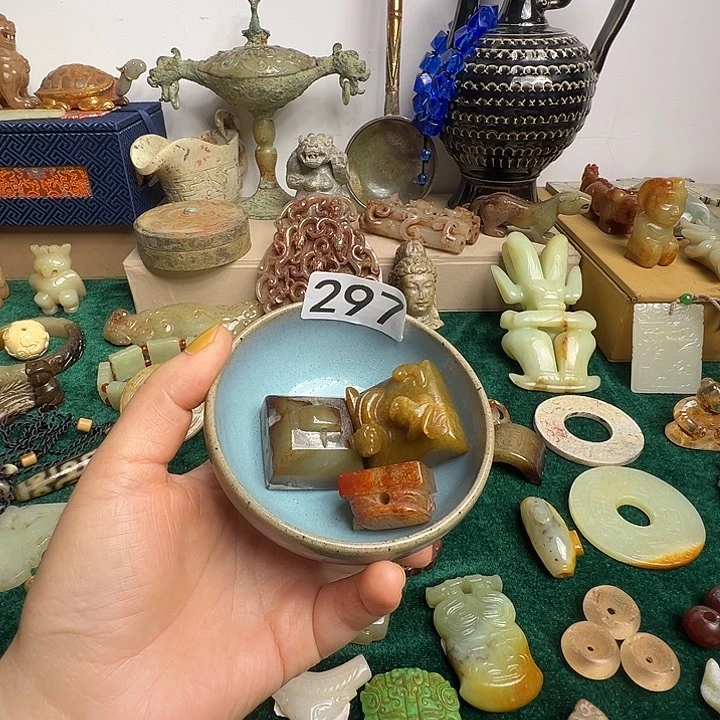 陶瓷摆件陶瓷摆件青***运