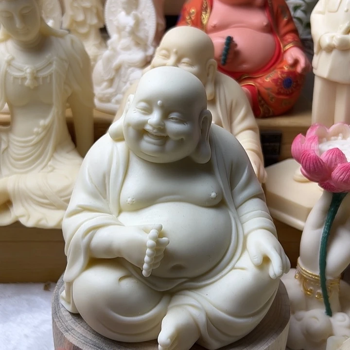 小***瓜藤弥勒摆件➕赠品底座