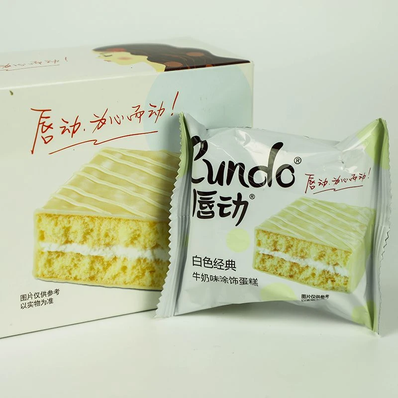 唇动6枚涂层蛋糕牛奶味154g