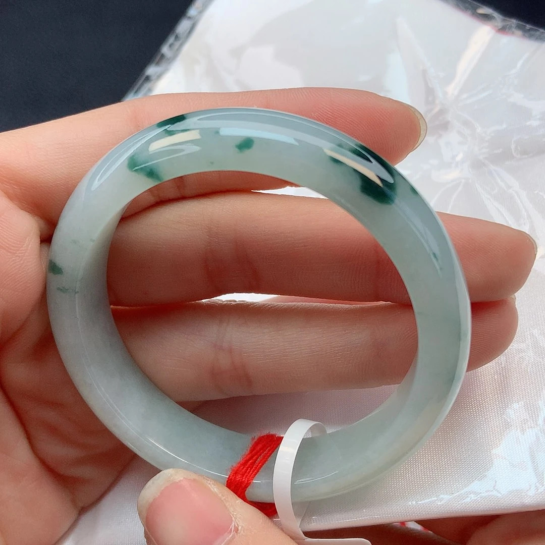 未镶嵌手镯翡翠51正圈