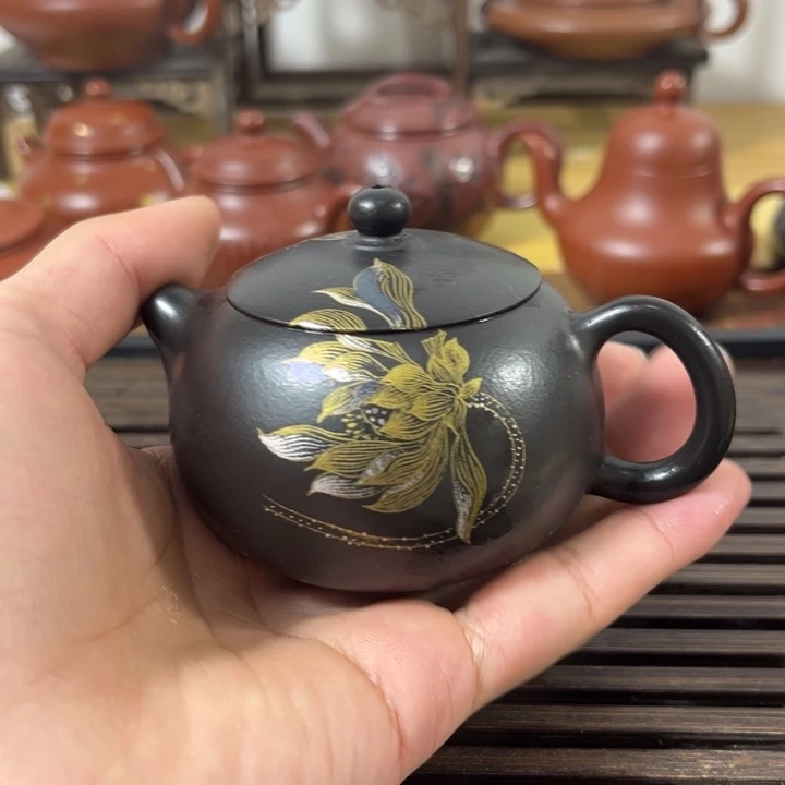紫砂茶壶原矿紫砂半手工制作