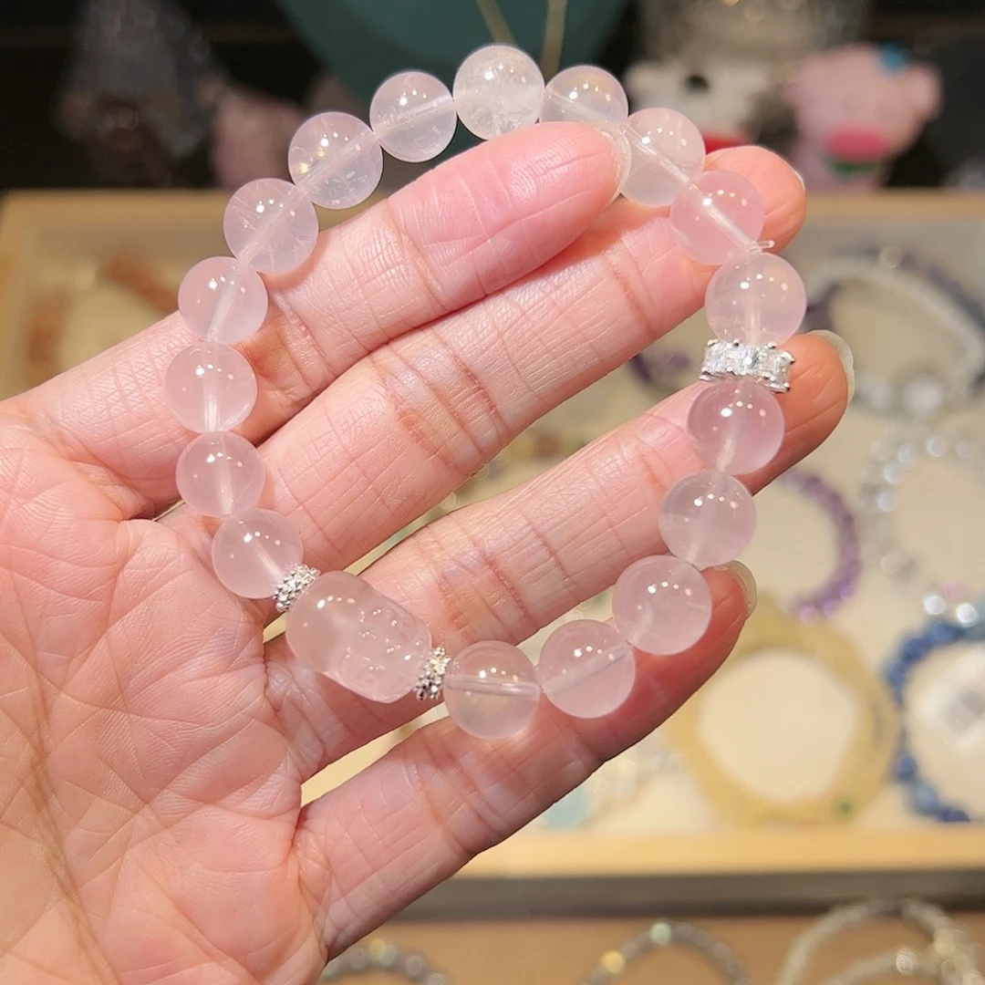 水晶手链未镶嵌粉