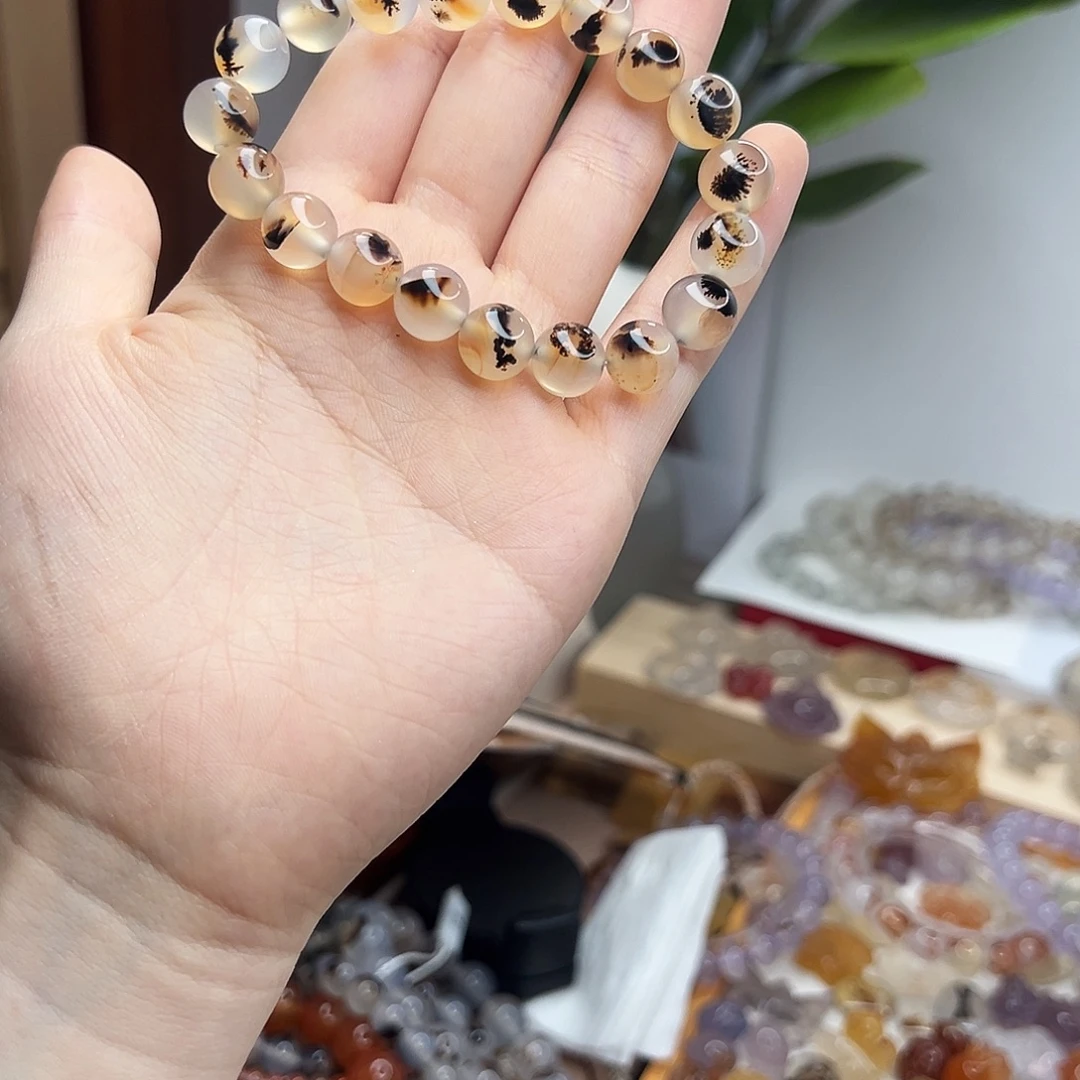 玛瑙/玉髓合金颈饰