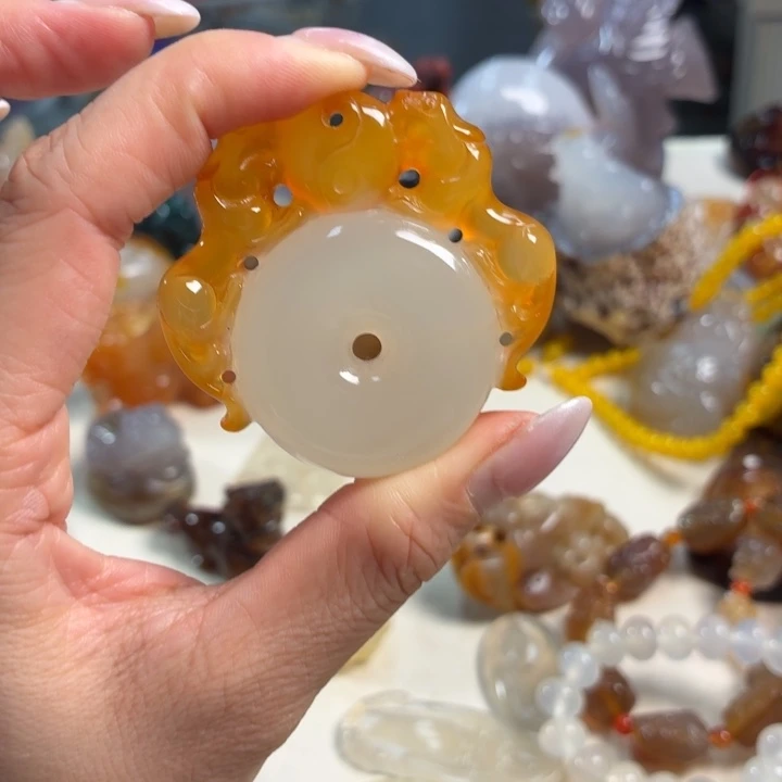 未镶嵌吊坠(不含链)玛瑙/玉髓