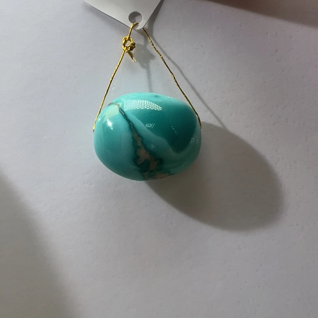 绿松石未镶嵌挂件