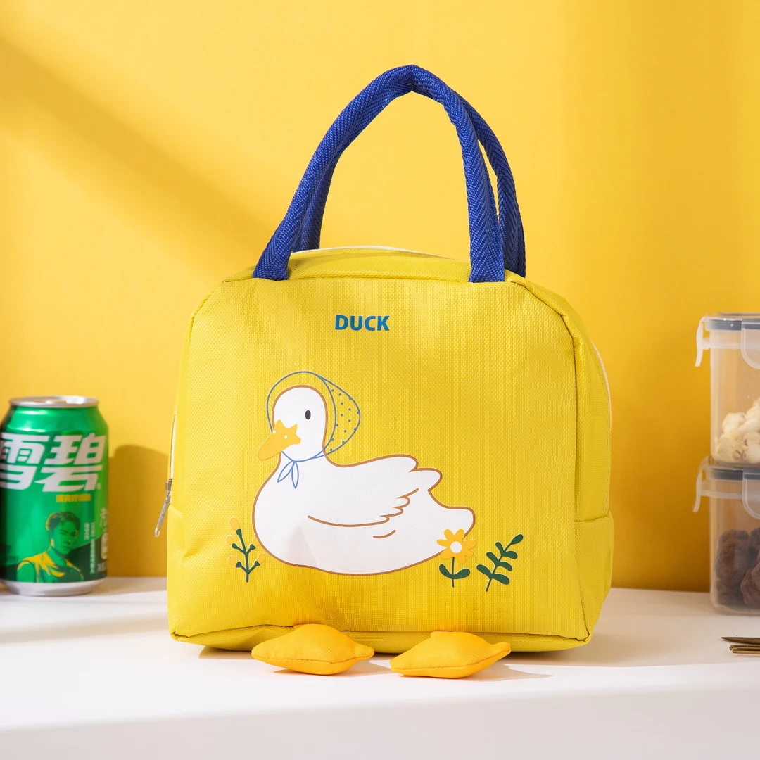 四个颜色，手提便当包