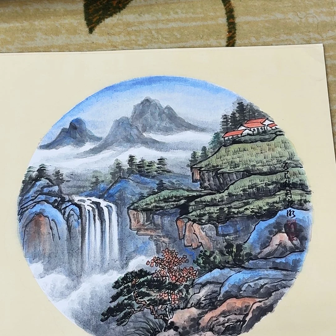 国画50尺寸斗方卡纸