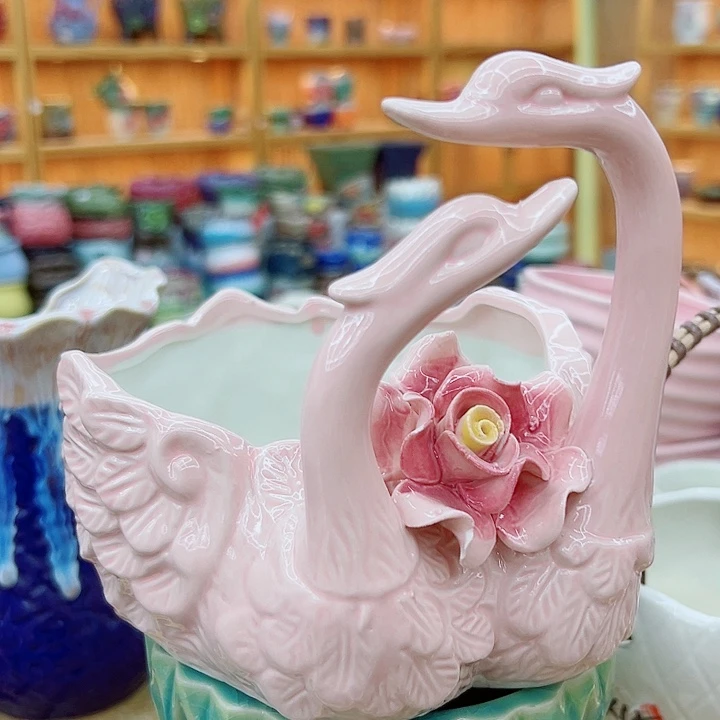 有孔，满10元发货多肉陶瓷花盆