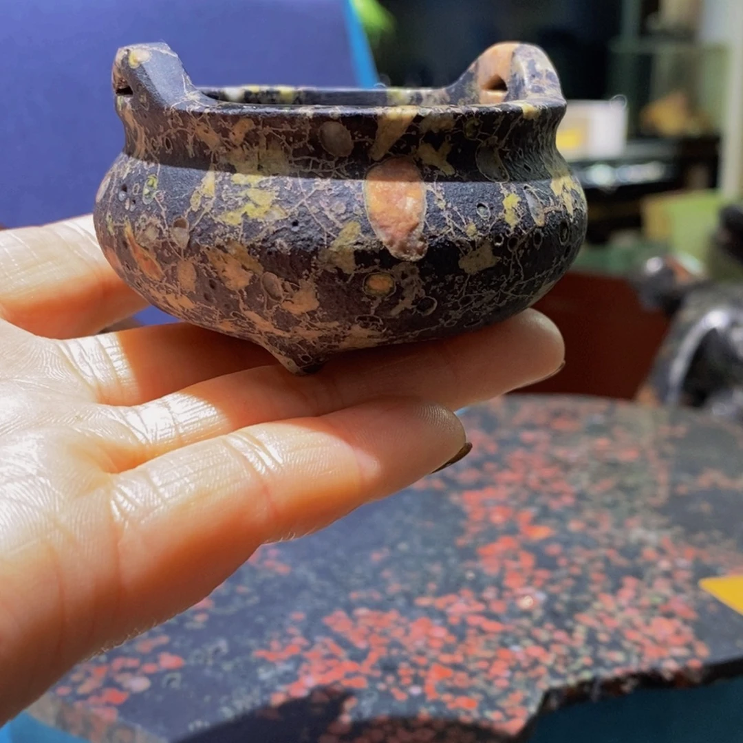 寂***静梅花玉精美梅花香插