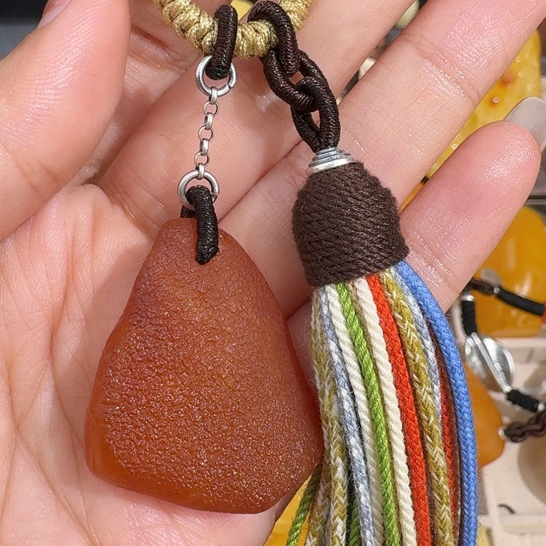 植物珀未镶嵌裸石我