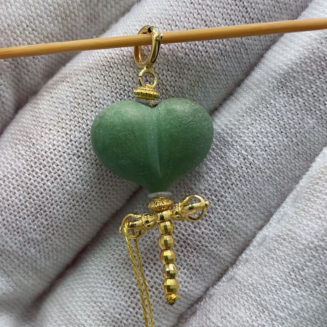 绿松石18K金镶嵌珠宝奇石