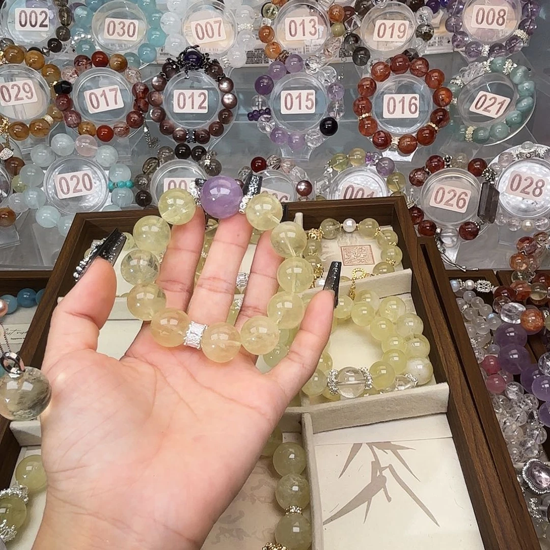 喵***e银S925镶嵌水晶手链