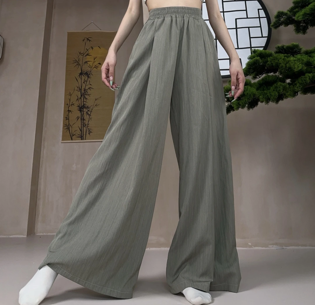 2025新款现代舞古典舞褶邹裤子练功日常显瘦中国舞舞蹈裤子