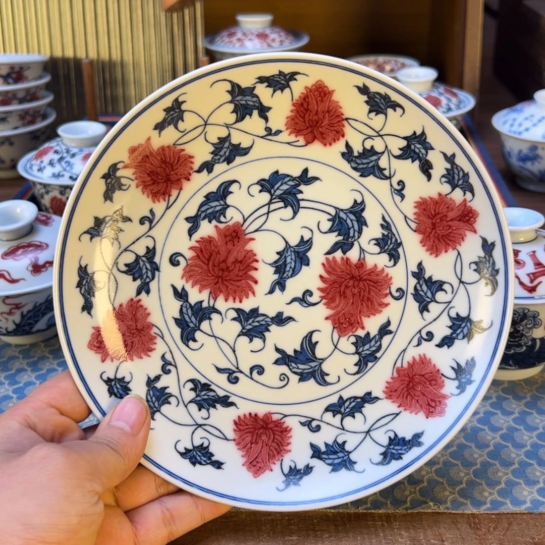 摆件新年快乐景德镇茶器百宝箱