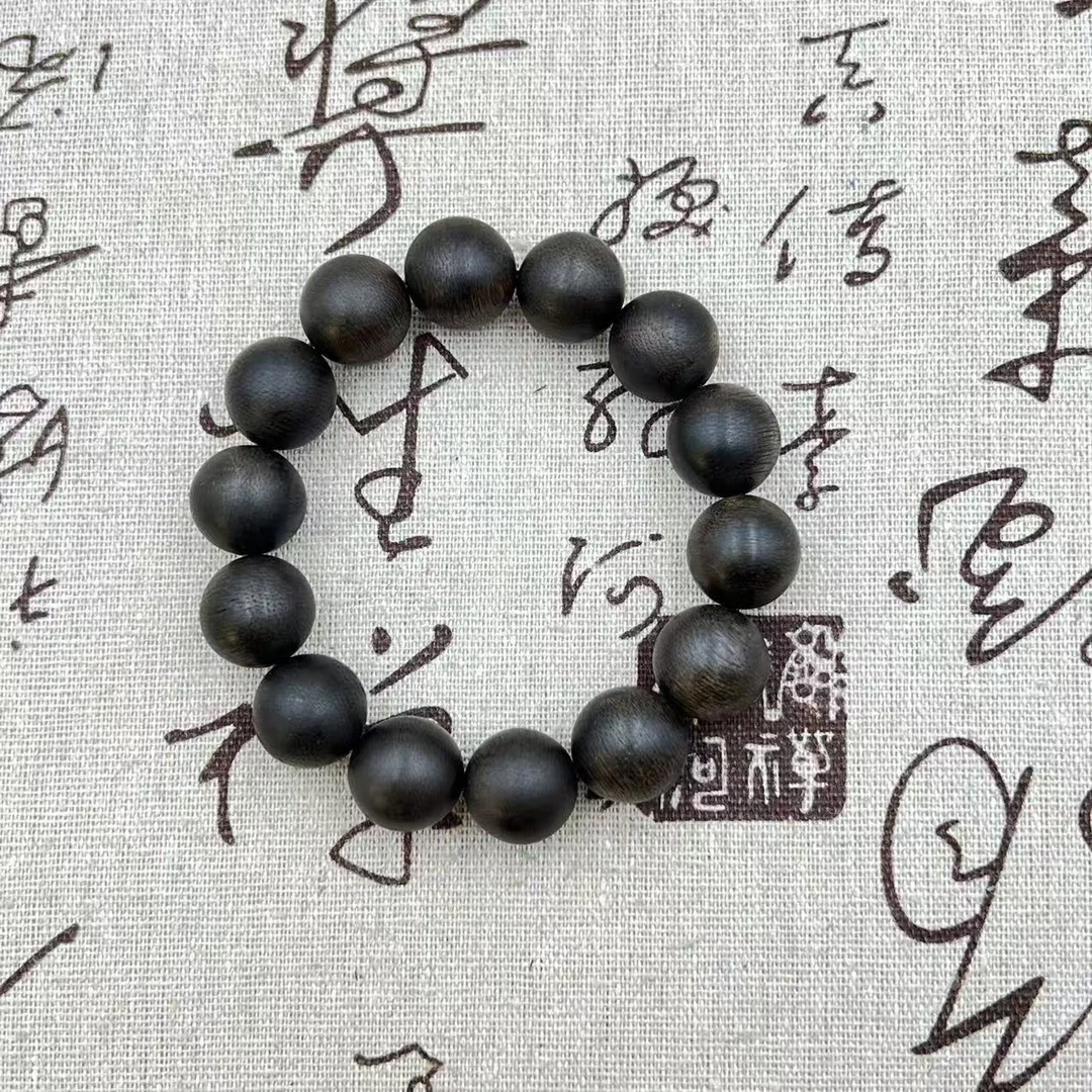 DZD002 沉香圆珠手串尺寸约16mm 多样性发一件