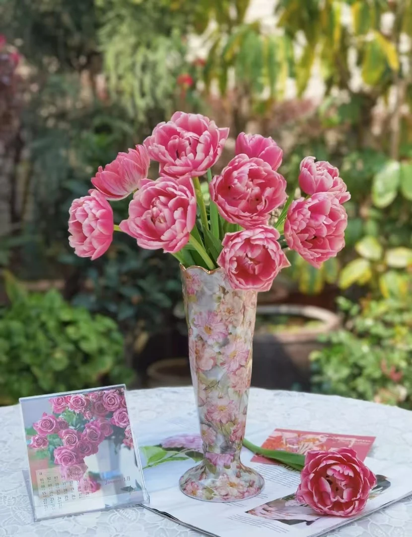 【草莓松饼】粉色重瓣郁金香