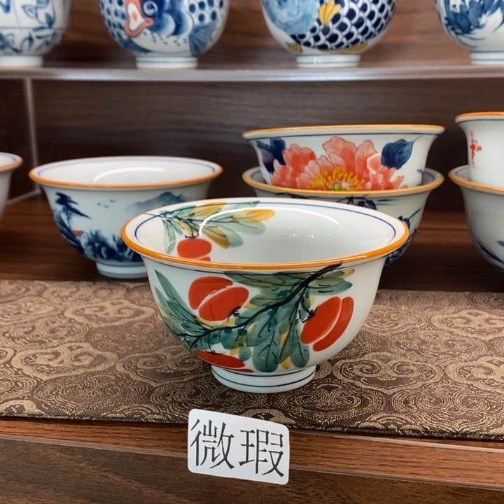 釉下老陶泥手工绘制