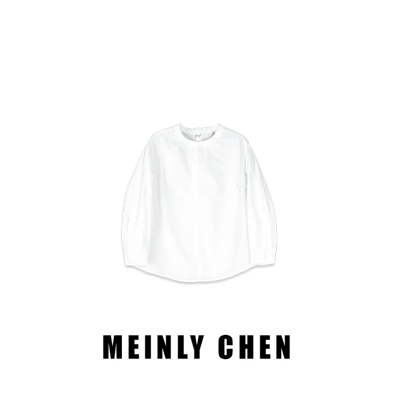 【MEINLY  CHEN】【套头衬衫】高端设计师款时尚休闲百搭衬衫8252106
