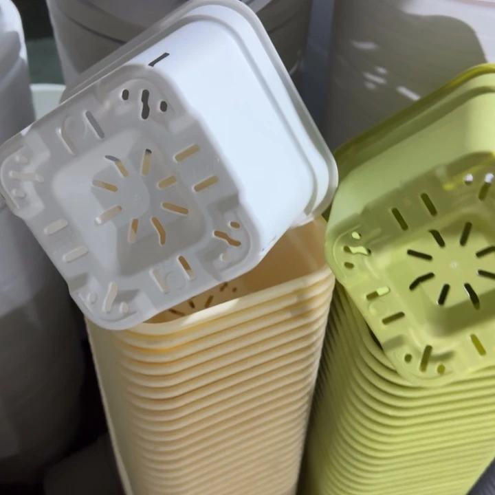 方1号10个白色口径16高14花盆