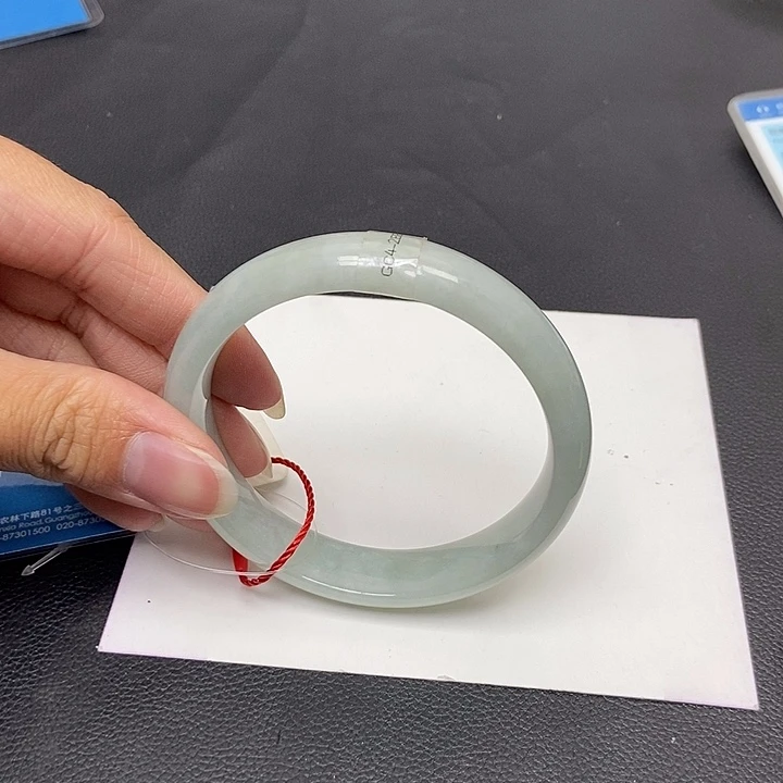 翡翠手镯未镶嵌艳*58-59正圈