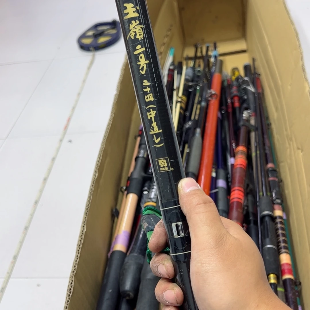疯***?日本中古渔杆 一 物一拍 微瑕看好下单