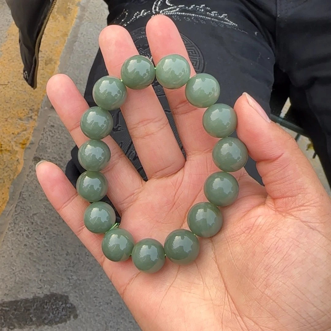 和田玉手串未镶嵌