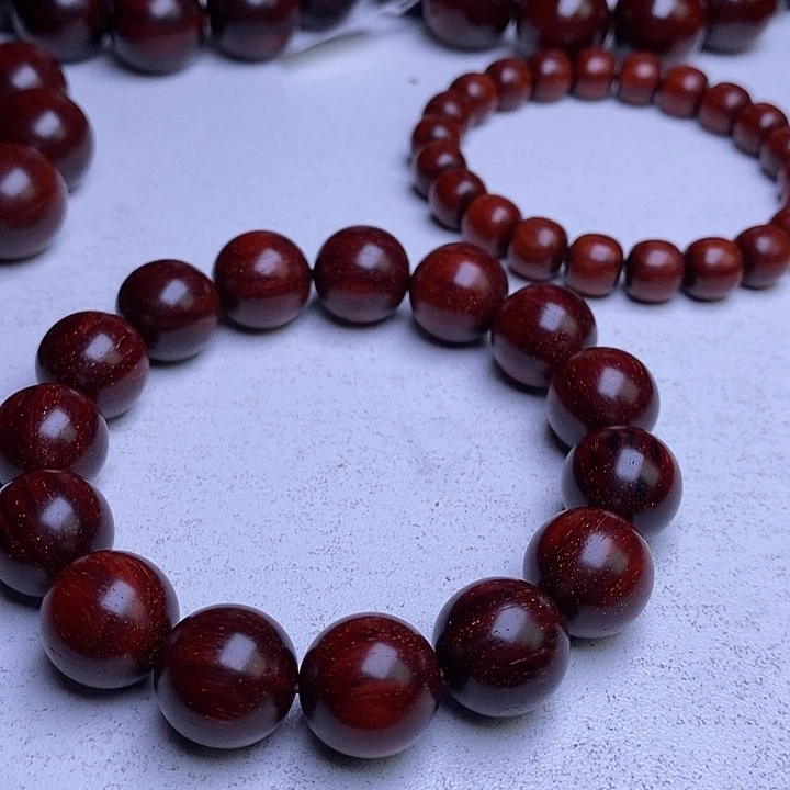 檀香木手串/手链1.5鱼鳞