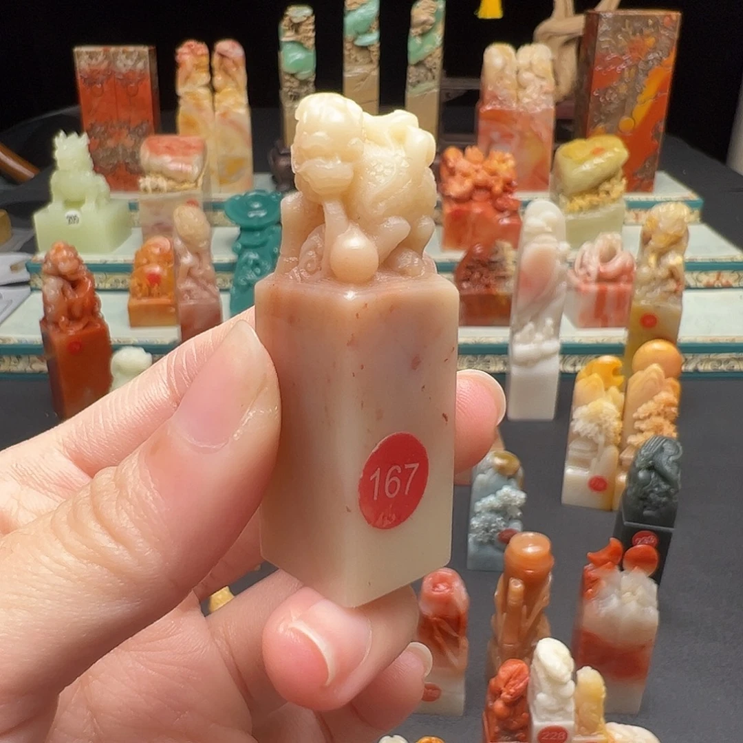 寿山石印石手工制作