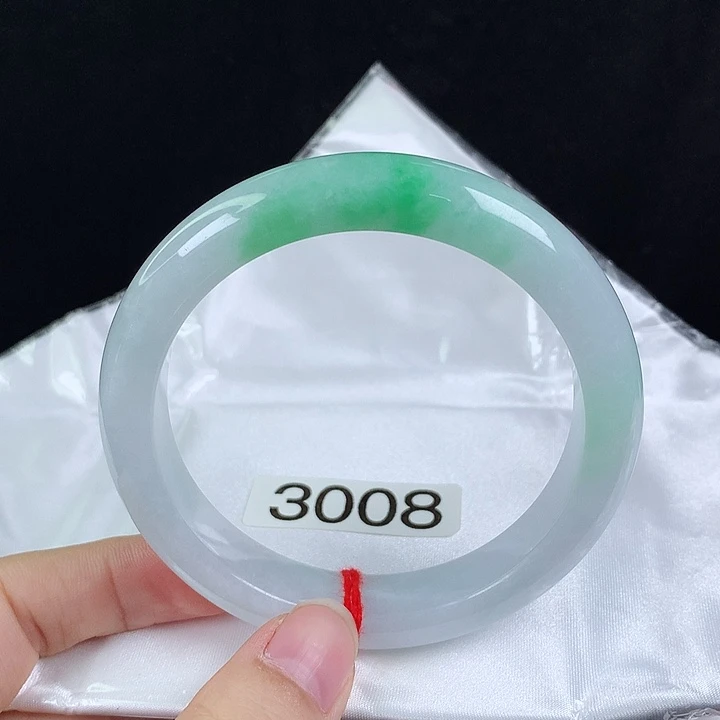 翡翠未镶嵌手镯60圈
