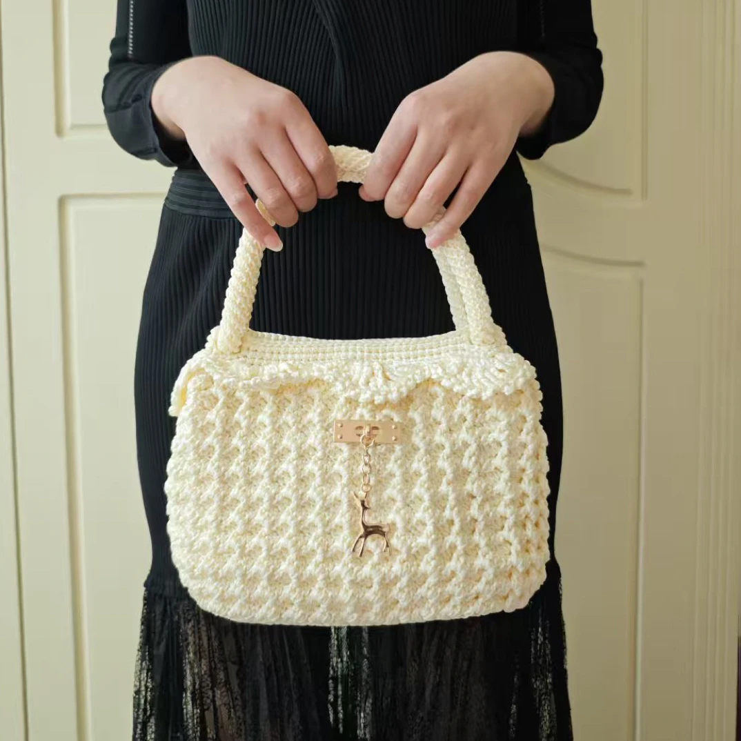 大号凤尾花包包编织材料包