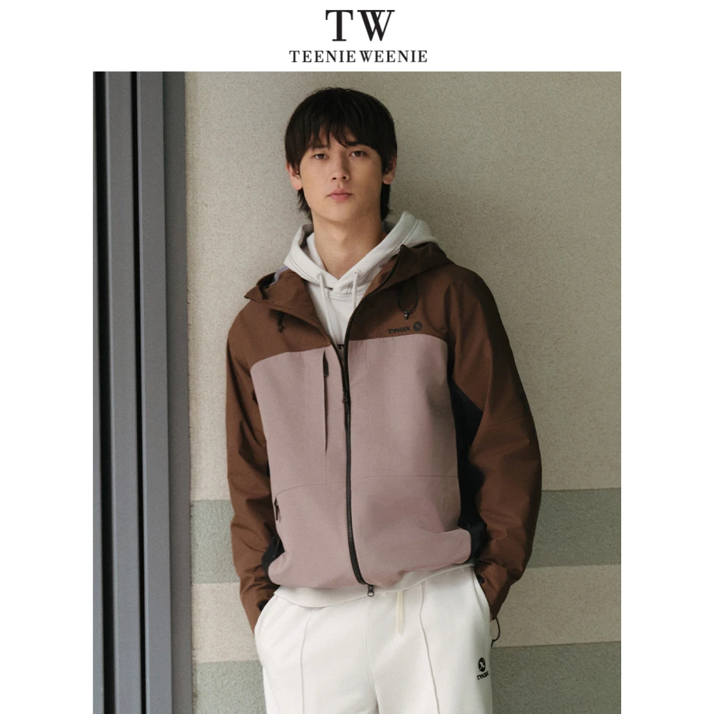 小熊男装简约潮牌秋装防风夹克户外工装外套TWGX情侣TNJJ245209U