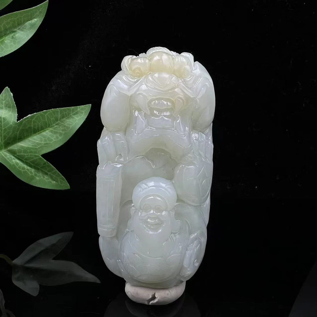 A745 和田玉手把件 LMX63120867