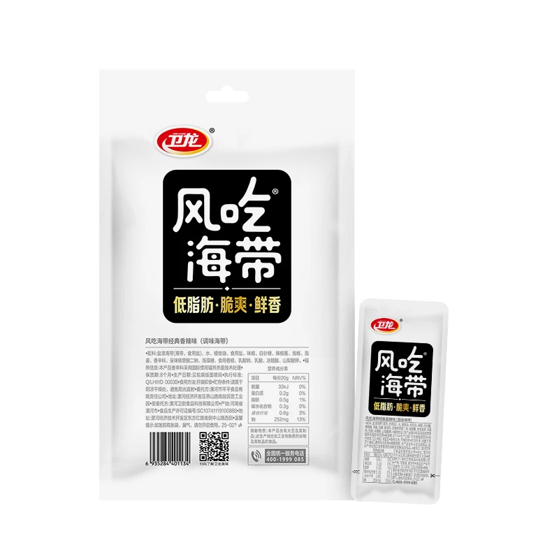 卫龙风吃海带香辣味80+32g