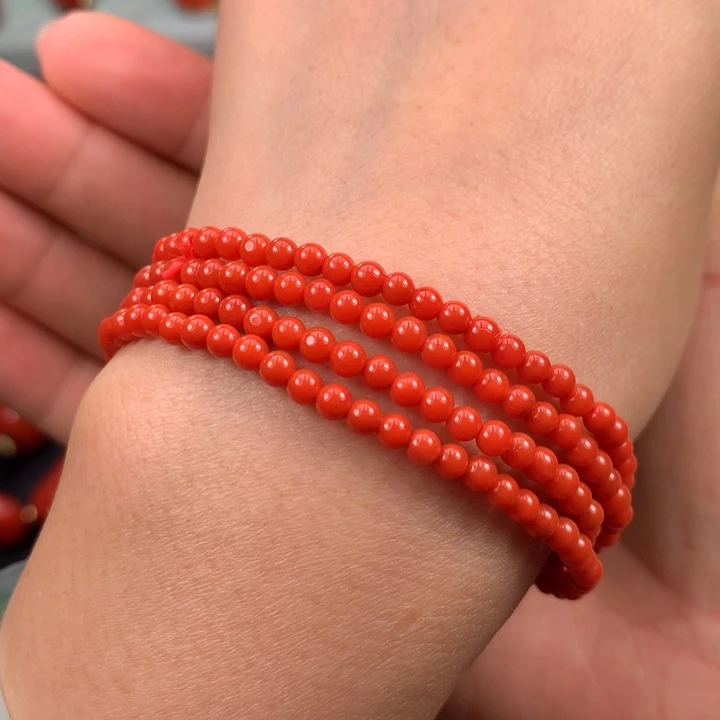 南红玛瑙手串未镶嵌