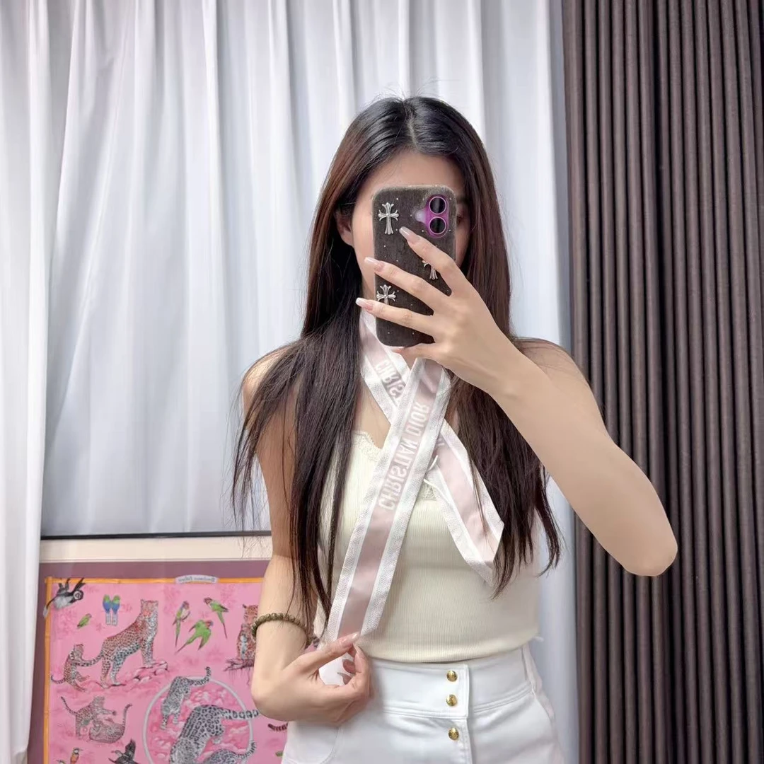95新 DIOR/迪奥 麦殿春夏Oblique动物印花丝巾/251215WQQHQ01
