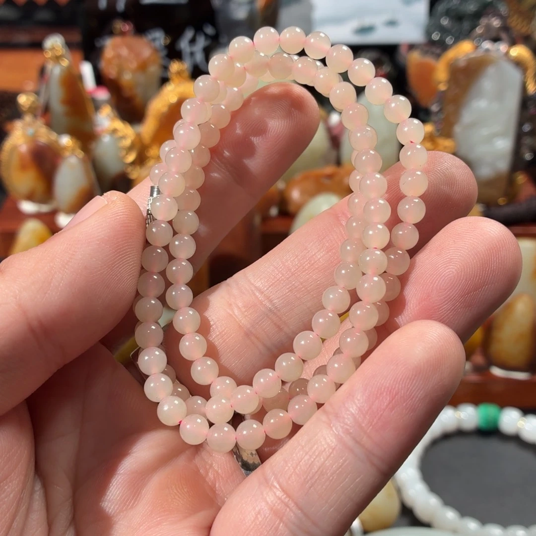 和田玉未镶嵌手串21.6g