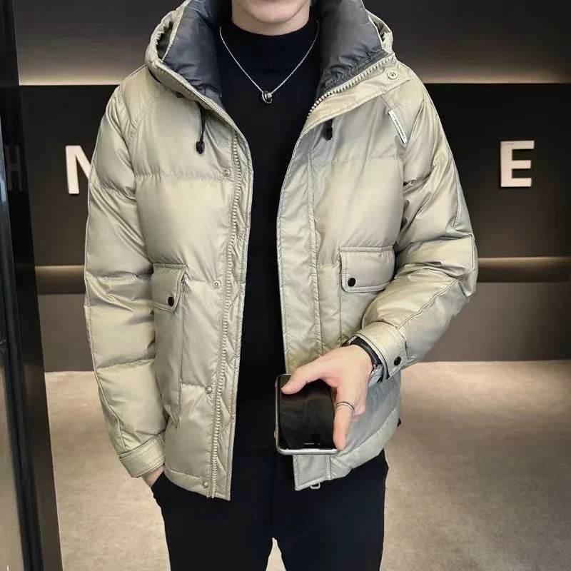 连帽服男款23811加厚潮牌痞帅高级感男装冬季男士2025新款