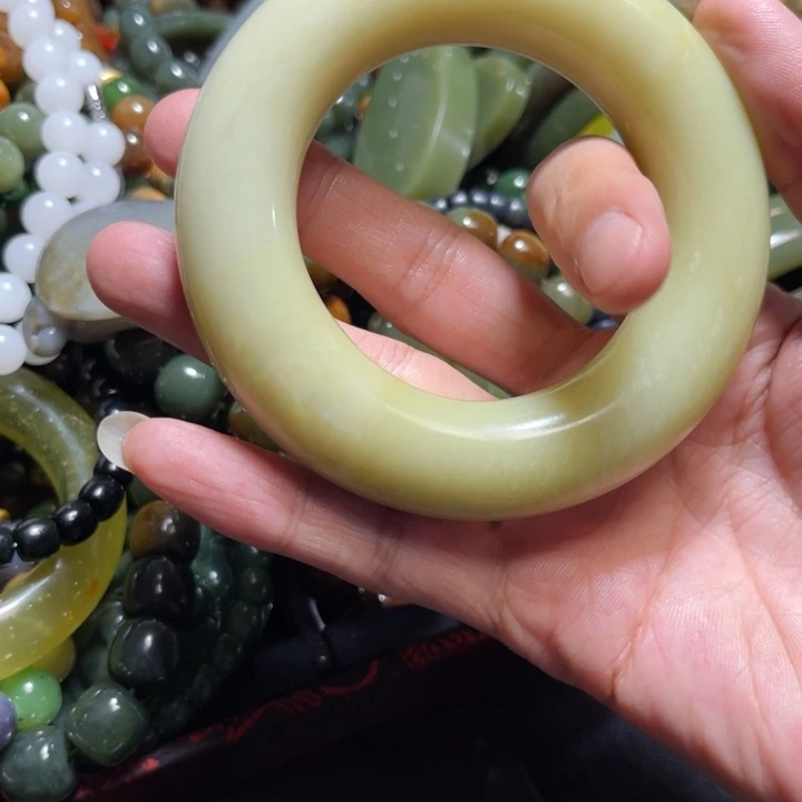 蛇纹石玉合金手镯