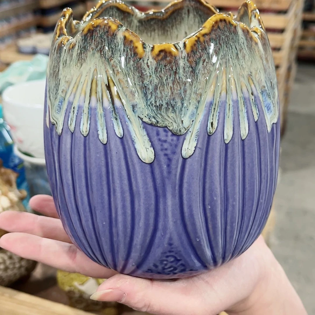 【闪购商品】陶瓷陶瓷多肉植物花盆